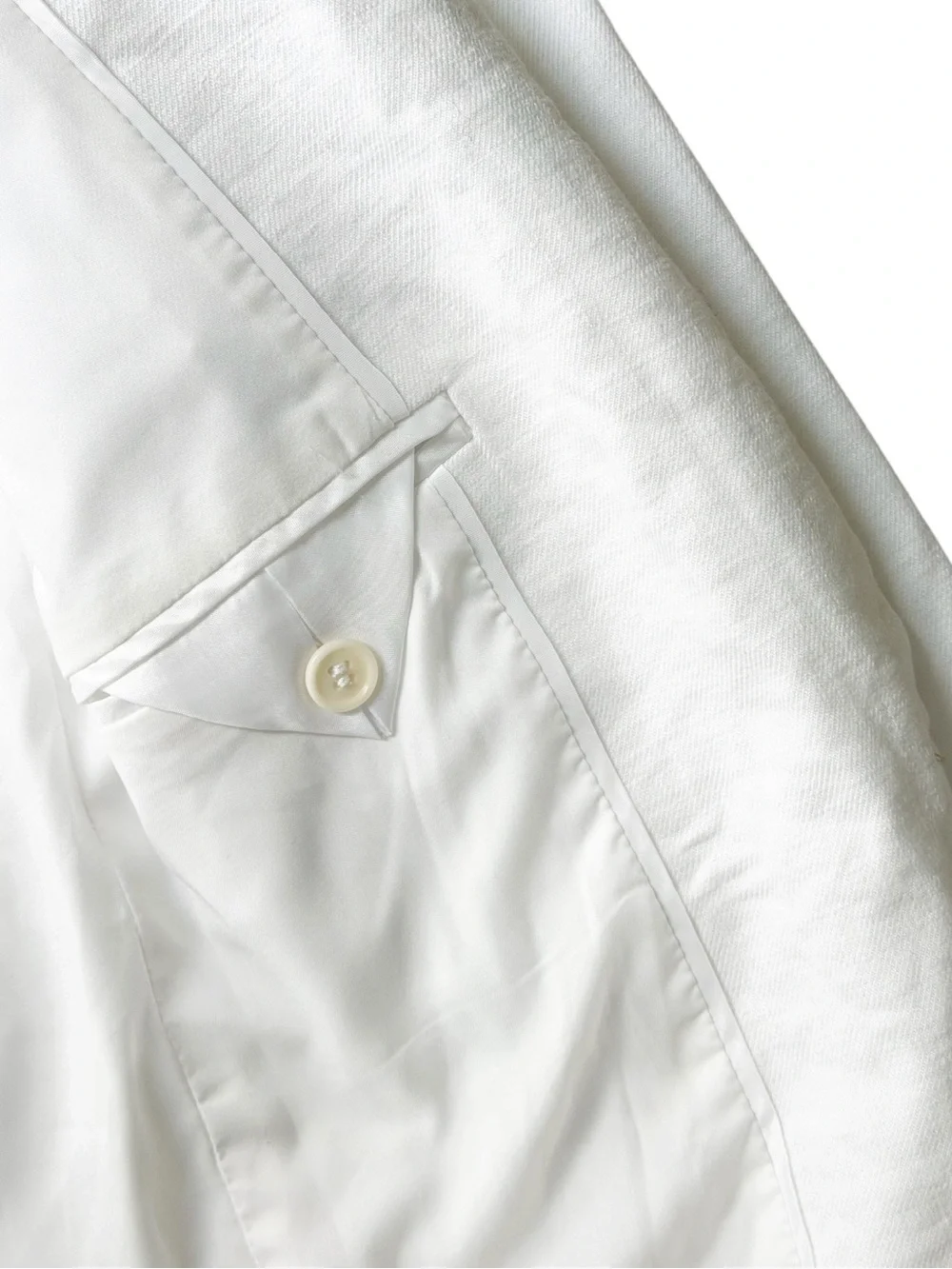 J. Crew Parke Stretch Linen Blend Blazer in White Size 2